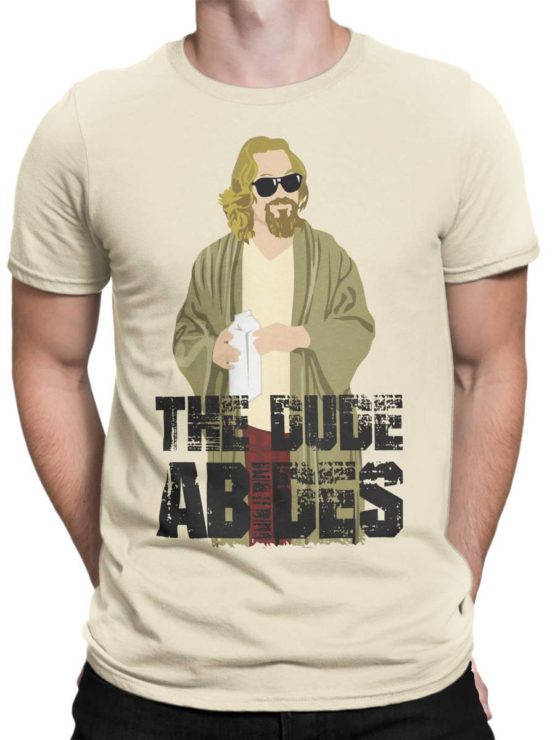 0286 Big Lebowski T Shirt The Dude Abides Front Man