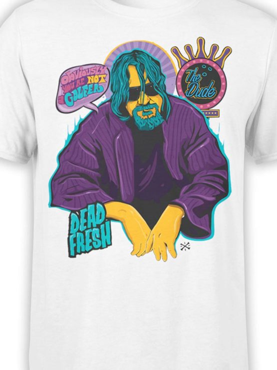 0573 Big Lebowski T Shirt Obviously Front Color