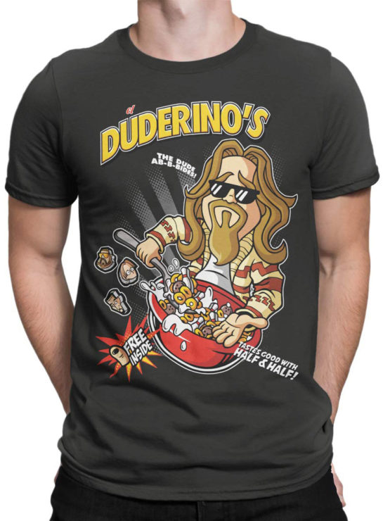 0676 Big Lebowski T Shirt Duderinos Front Man
